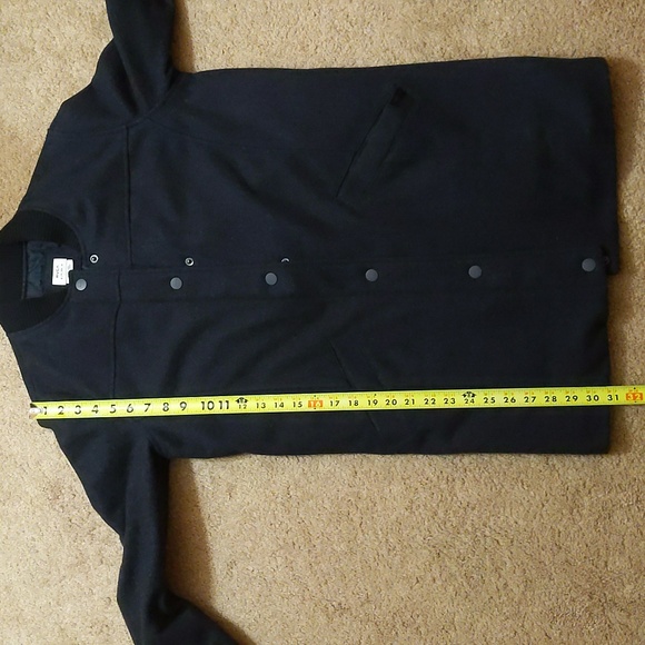 RVCA women's small navy wool blend coat - Picture 3 of 5